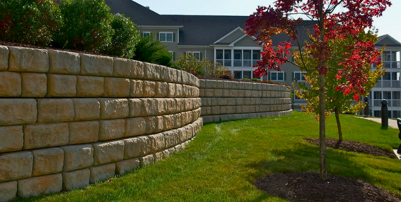 Retaining Wall Installation